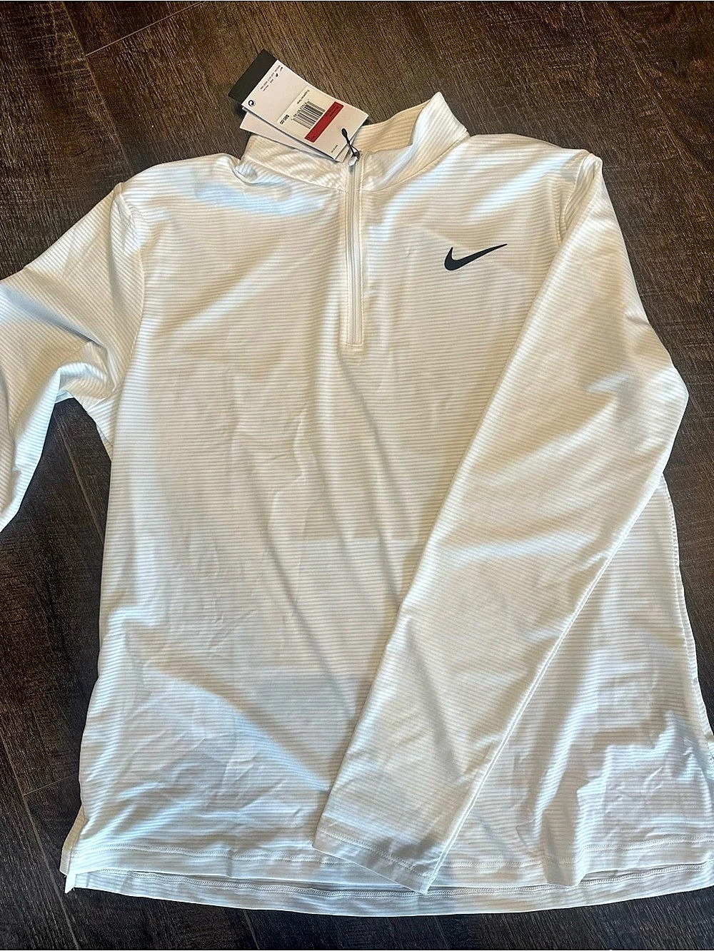 Nike Women’s Quarter-Zip Pullover White Size Medium NWT